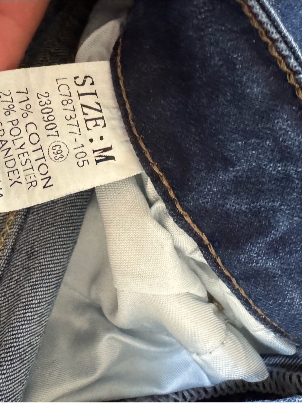 Wide-Leg Distressed High-Rise Jeans - Blue - Picture 4 of 4